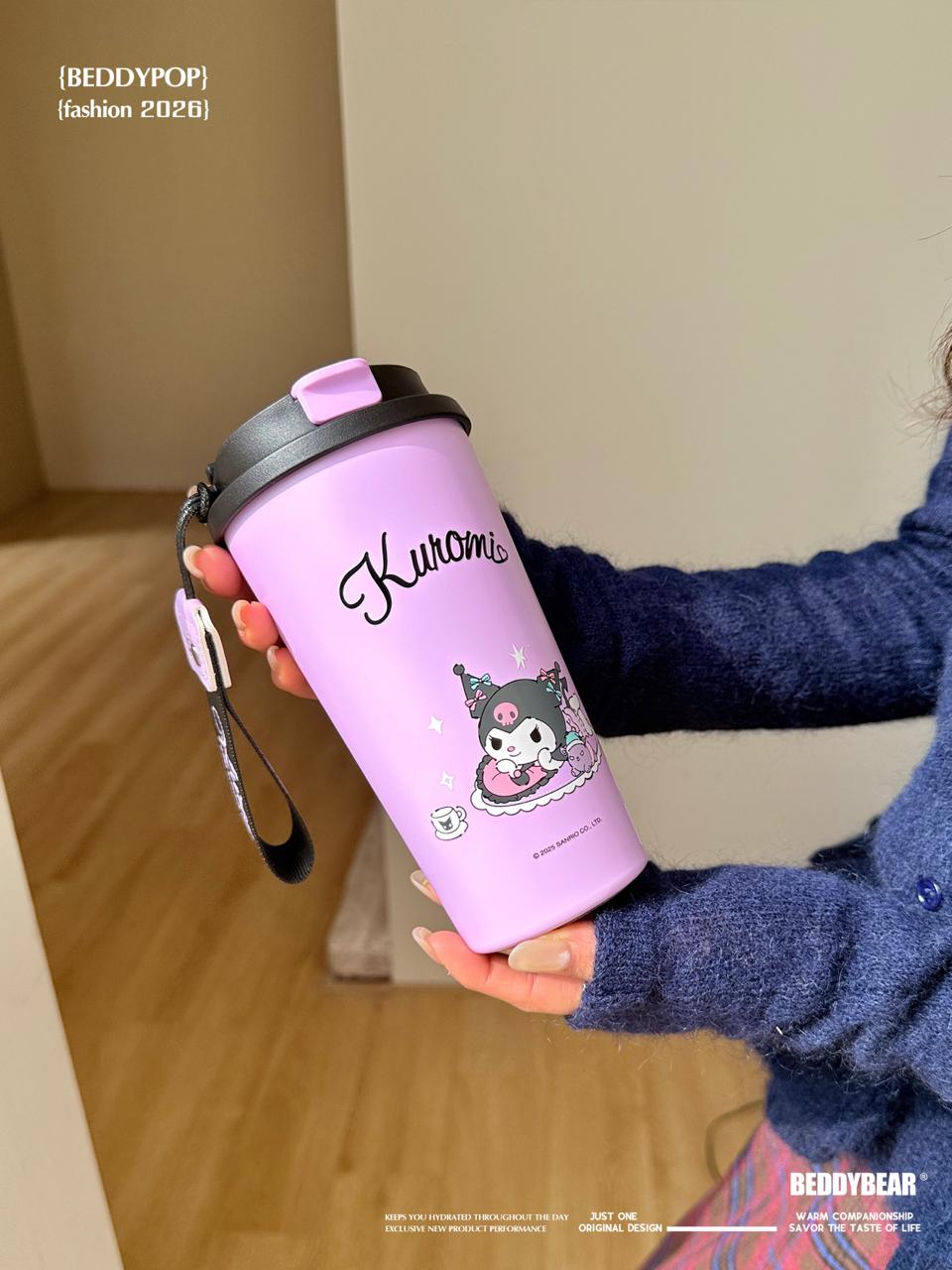 杯具熊酷洛米联名保温杯展示图2